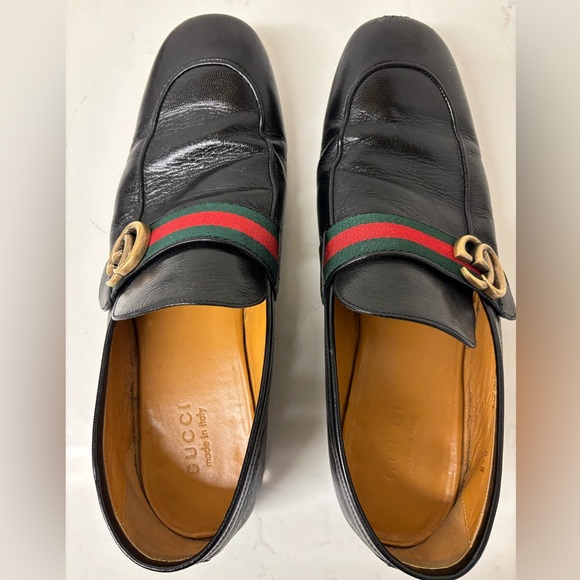 Gucci Double G Loafers 10.5 Men’s Black - Picture 4 of 6